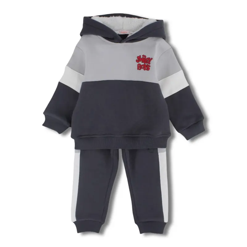 Boys Cotton 2-Piece Outfit Set Smiley Boys Design
