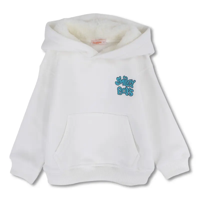 Boys Cotton Hoodie  Smiley Boys Design