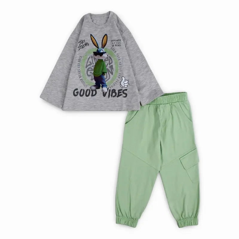 Boys Cotton Pajama Set - Bugs Bunny Print