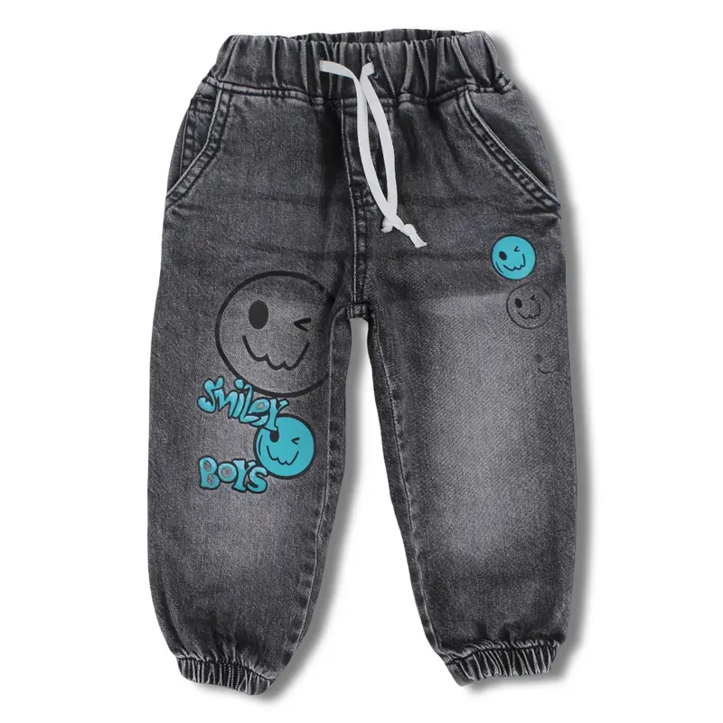 Boys Jeans - Smiley Boys Print