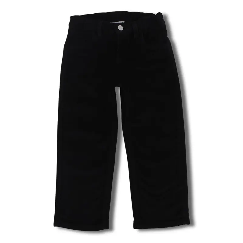 Boys Velvet Pants  Black