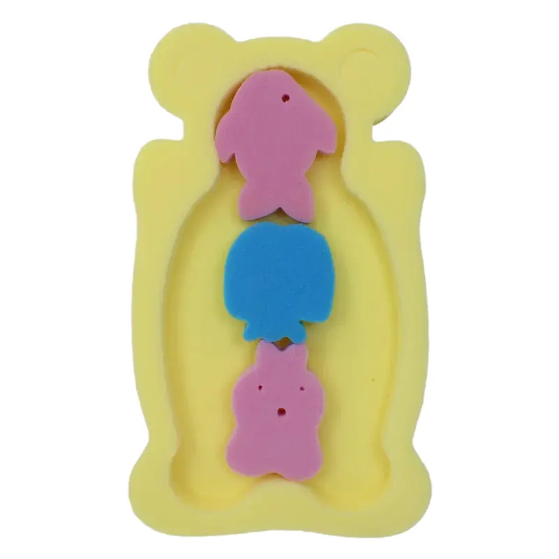 Candy Baby Bathtub Sponges  Set of 4 (Yellowish)