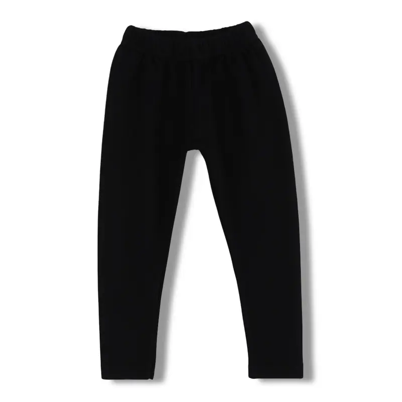 Girls Cotton Leggings  Black