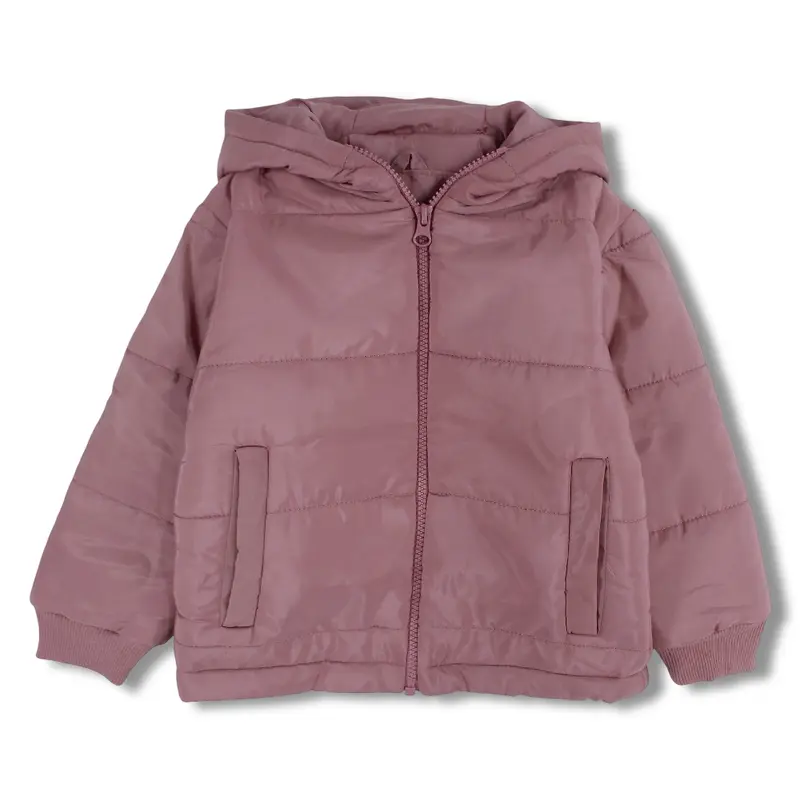 Girls Waterproof Hooded Jacket  Dusty Pink
