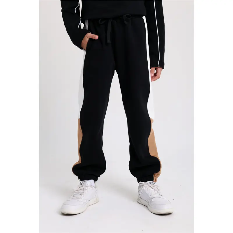 Unisex Cotton Sweatpants - Black