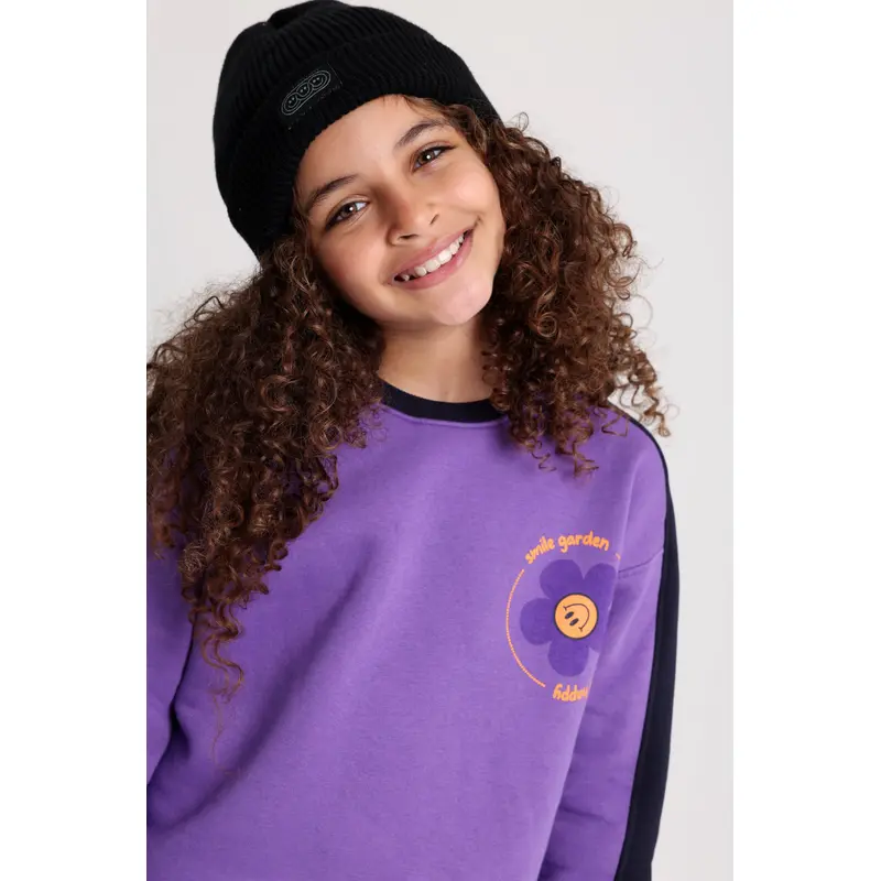 Unisex Cozy Blend Ice Cap  Black with Triple Smiley Vibes