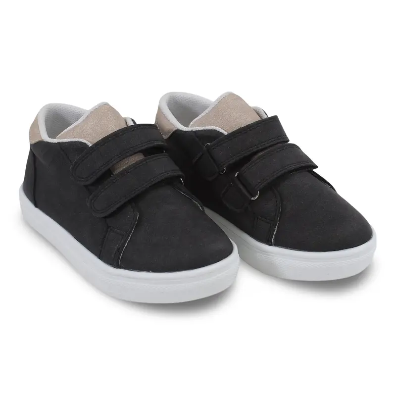 Unisex Leather Sneakers  Black/Beige