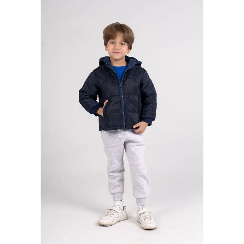 Unisex Waterproof Hooded Jacket  Navy