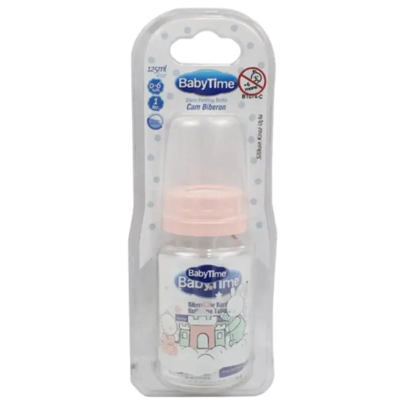 Baby Time Baby Classic Feeding Bottle 250ml - Pink
