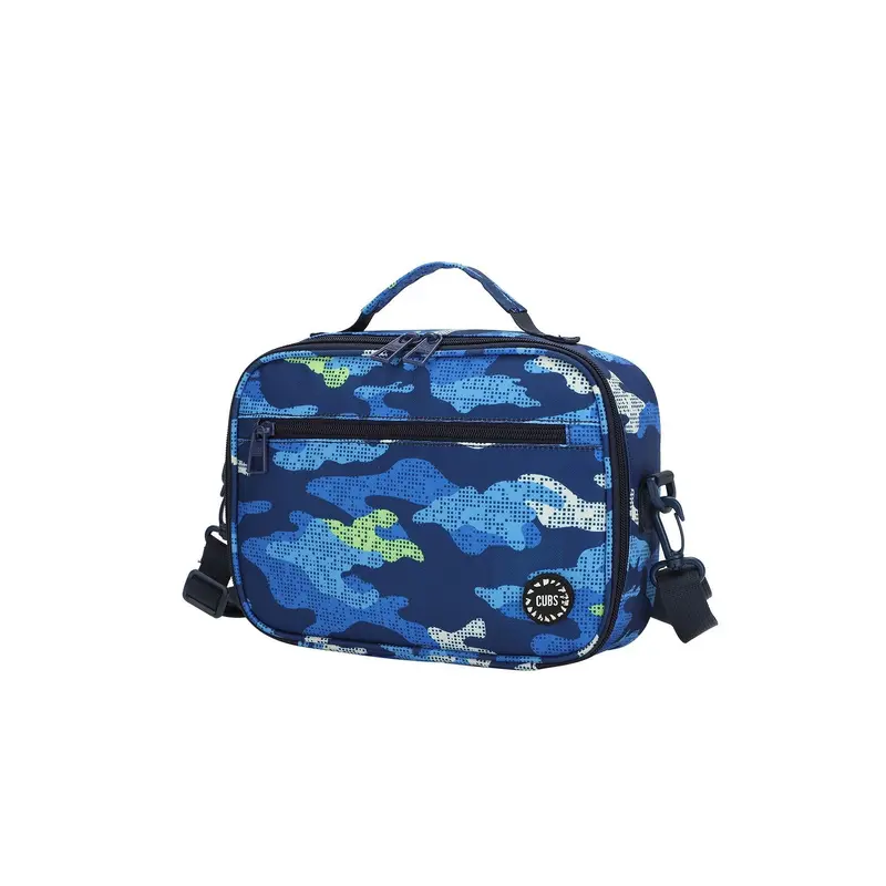 Cubs Camouflage Blue Cross Body Lunch Bag