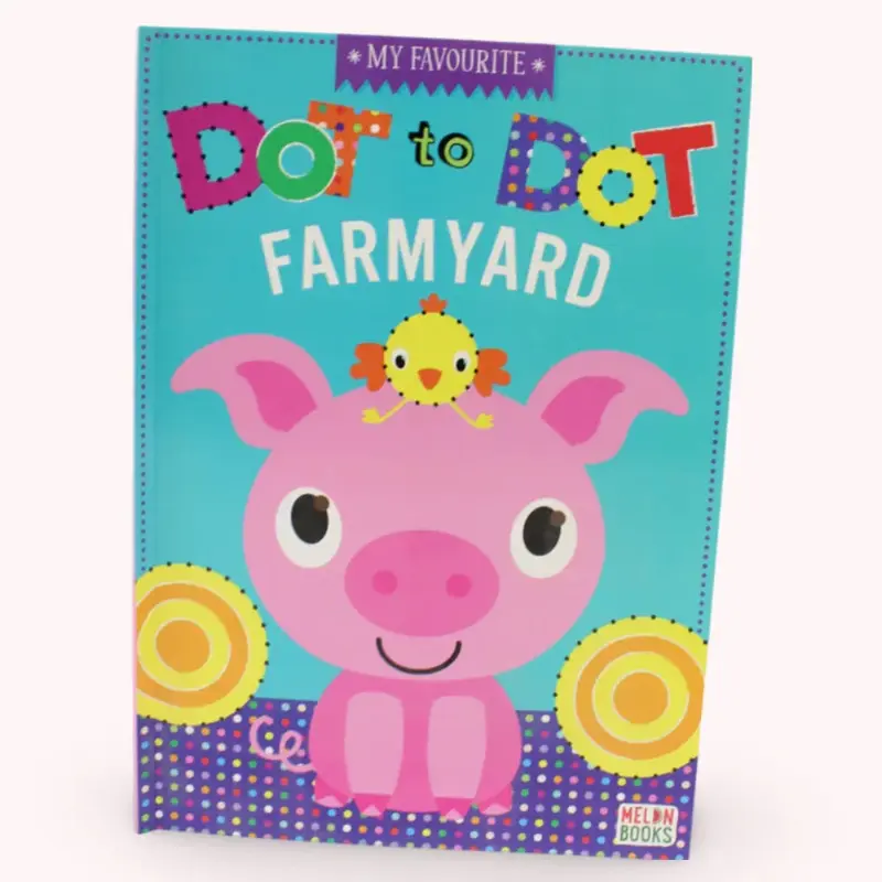 Farmyard Dot to Dot Coloring Book