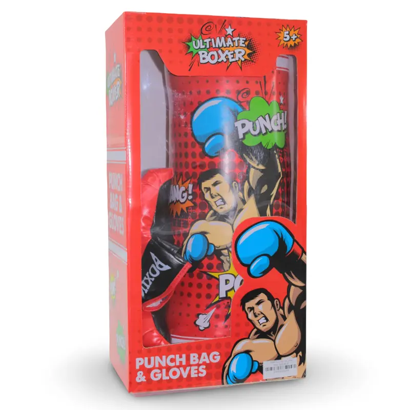 Ultimate Boxer Punch Bag & Gloves Toy Set
