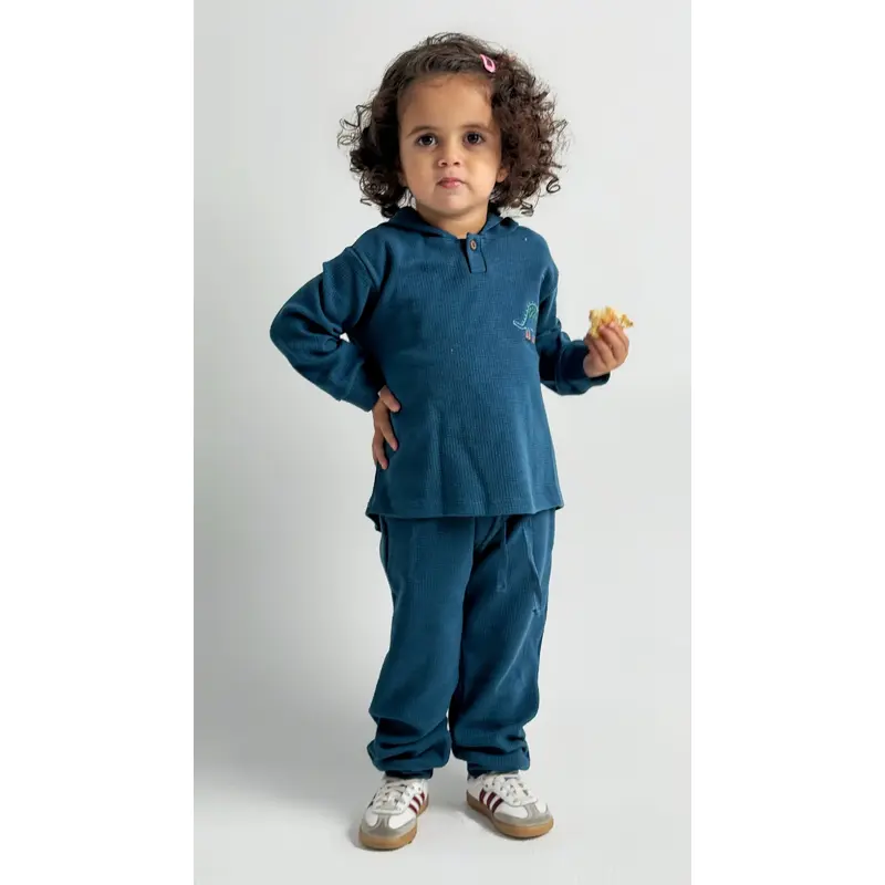 Unisex Dino Long-Sleeved Hoodie