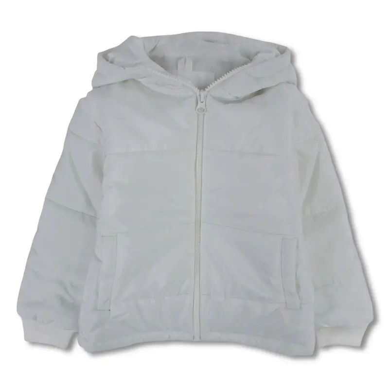 Unisex Waterproof Hooded Jacket  White