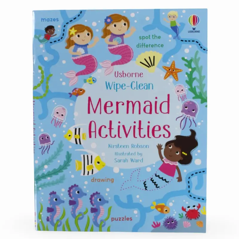 Wipe-Clean Mermaid Activities  Splash into Learning Fun