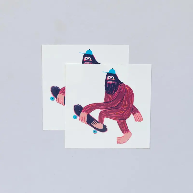 Tattly - Bigfoot Tattoo Pair
