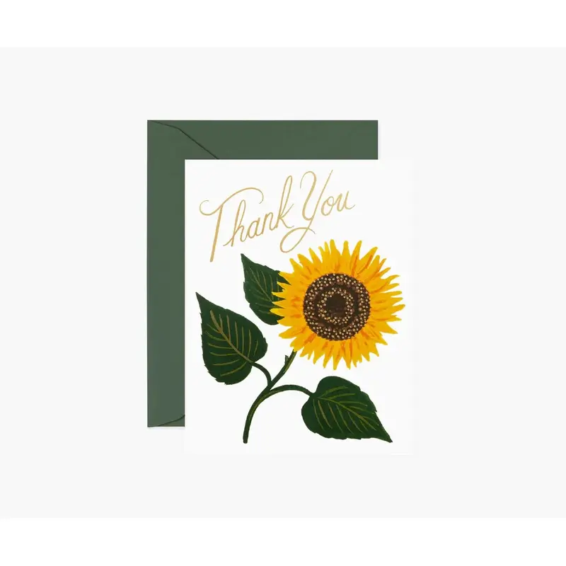 Rifle Paper Co. - Thank You Card - Sunflower