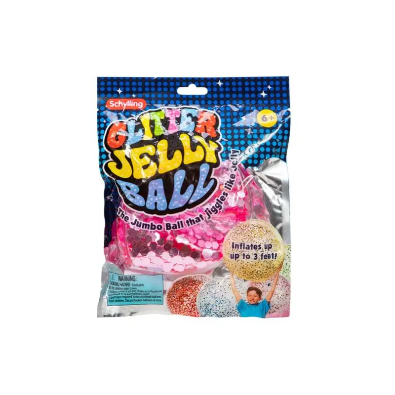 Schylling - Jumbo Glitter Jelly Ball