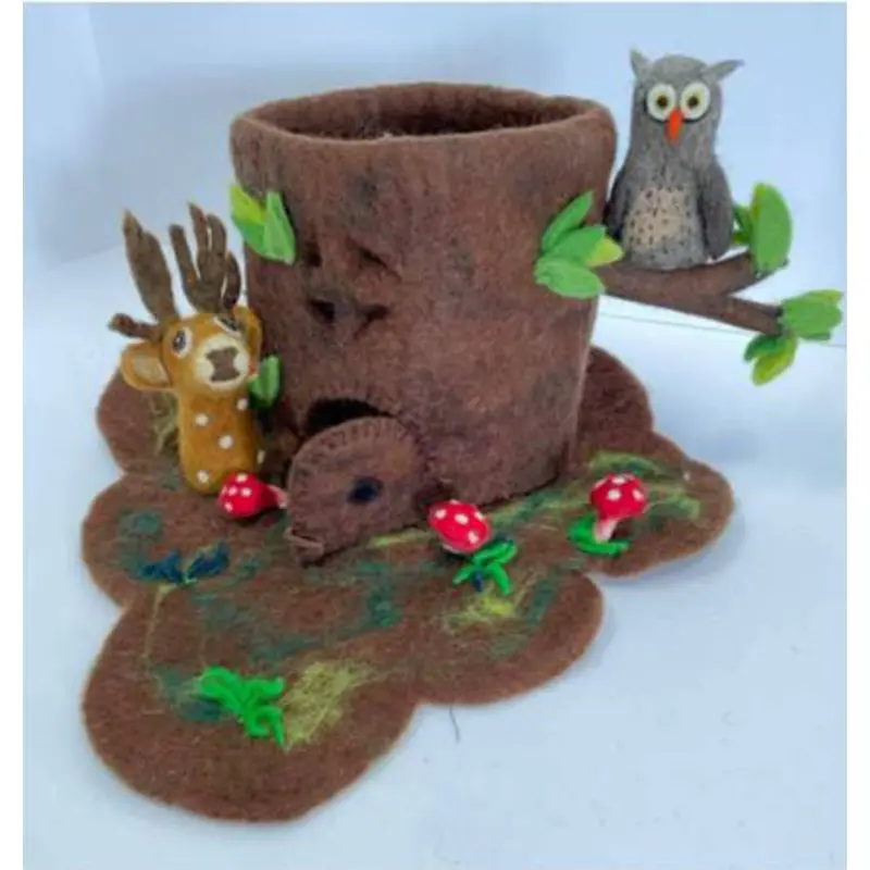 The Winding Road - Forest Friends Stump House