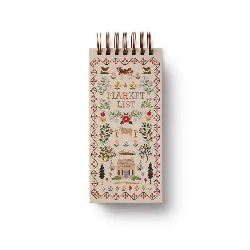 Rifle Paper Co. - Spiral Market Notebook - Home Sweet Home