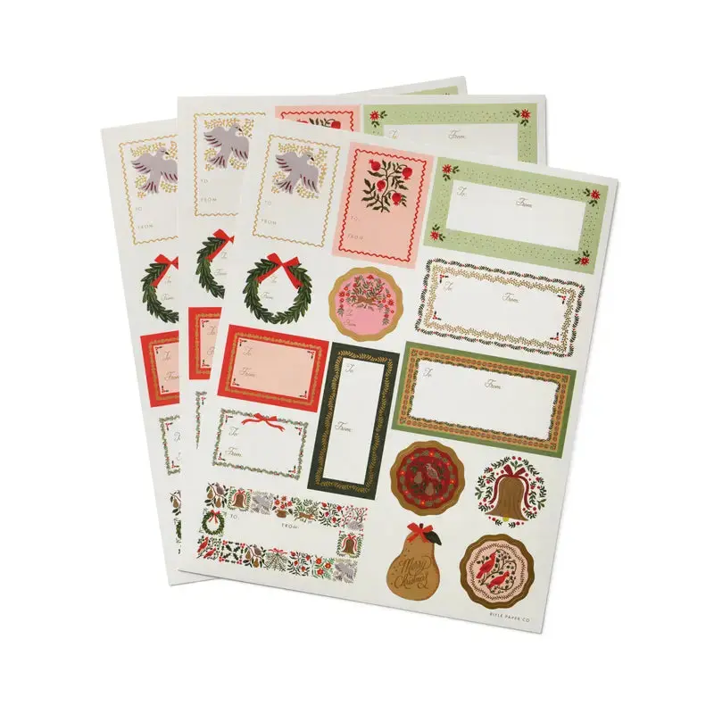 Rifle Paper Co. - Stickers & Labels - Christmastide