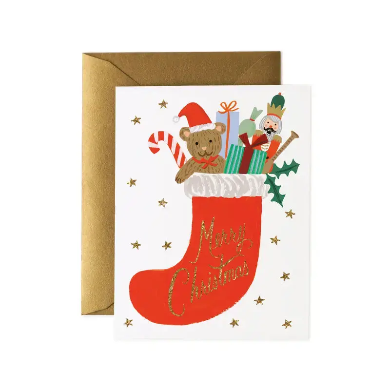 Rifle Paper Co. - Toy Stocking Card