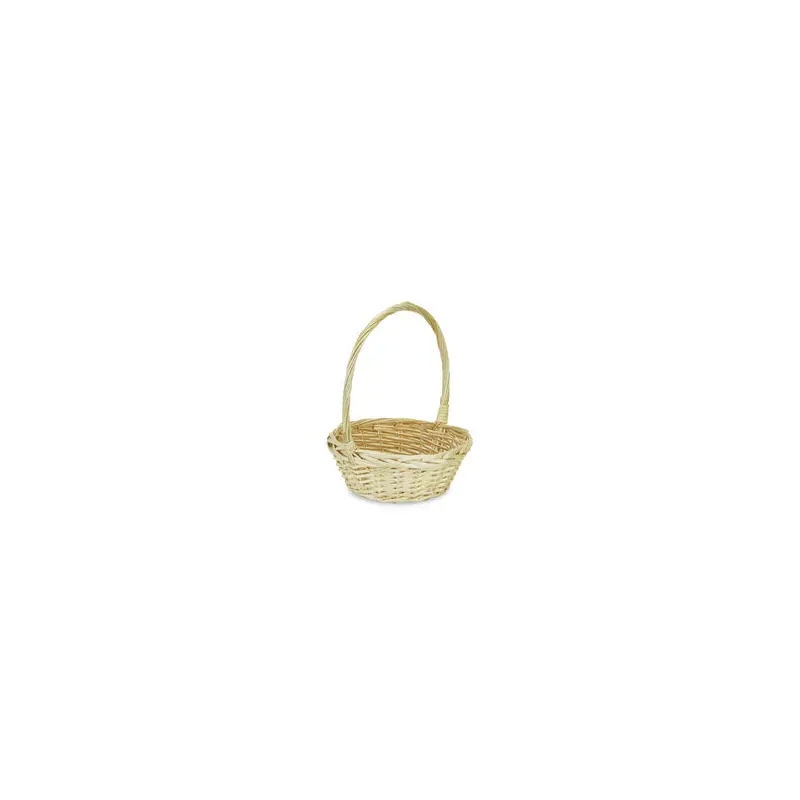Round Natural Willow Hanging Basket