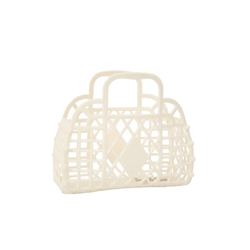 Sunjellies - Mini Retro Basket - Cream