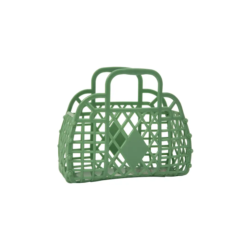 Sunjellies - Mini Retro Basket - Olive