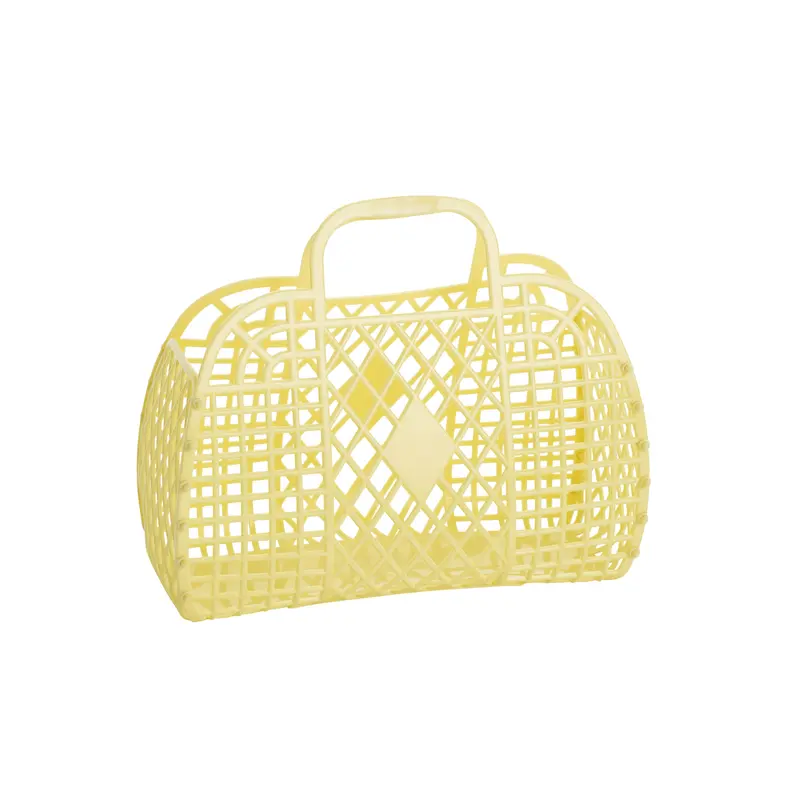 Sunjellies - Small Retro Basket - Yellow