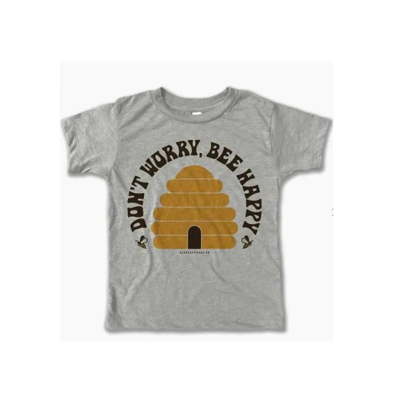 Rivet Apparel Co. - Graphic Tee - Don't Worry Bee Happy Tee