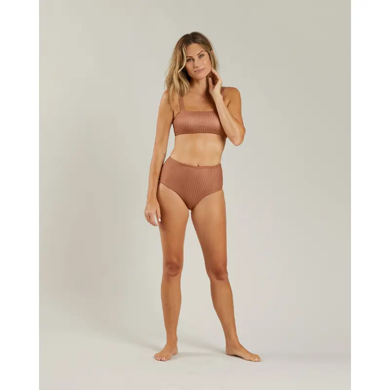Rylee + Cru - Lany Bikini Top - Rust - Women's