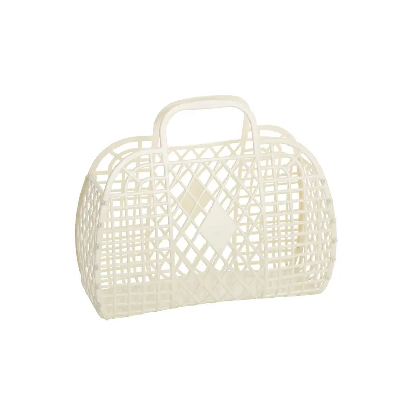 Sunjellies - Small Retro Basket - Cream