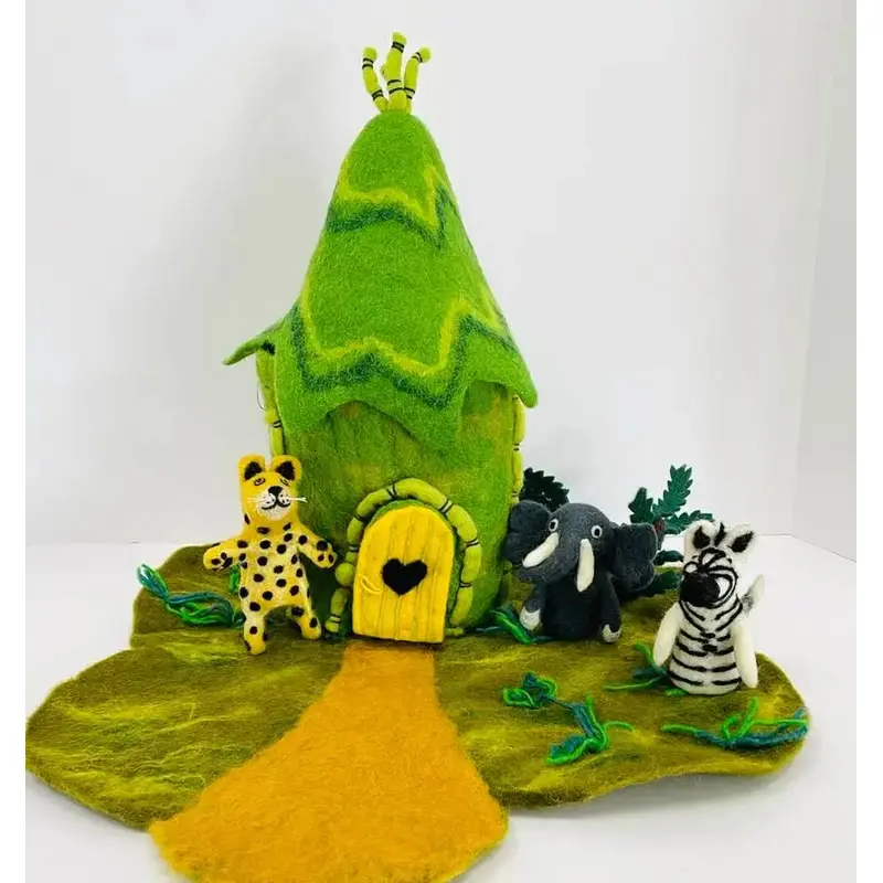 The Winding Road - Jungle Jamboree Felt House