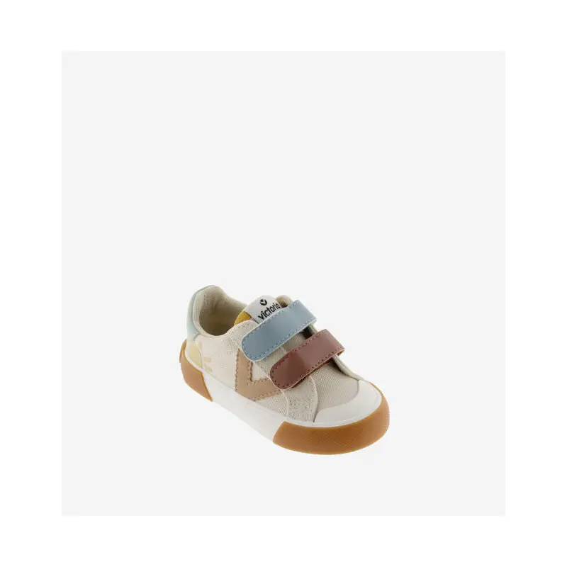 Victoria Shoes - Tribe Multicolored Stripes - Beige