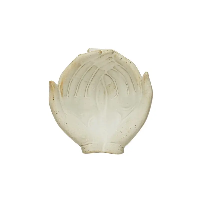 Stoneware Hands Bowl