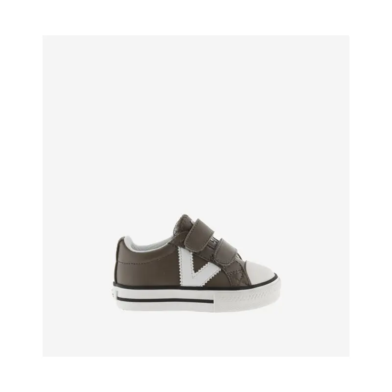 Victoria Shoes - Tribu Contrast Faux Leather - Taupe