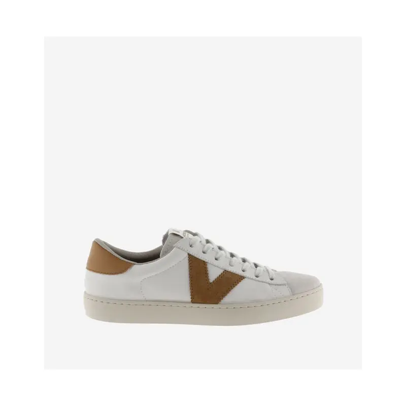 Victoria Shoes - Women's Berlin Contrast Leather Shoe - Cuero