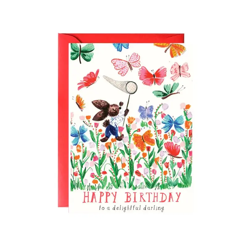 A Monarch's Birthday Greeting Card