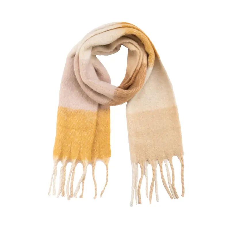 San Diego Hat Company - Women's Heavy Woven Scarf - Mustard
