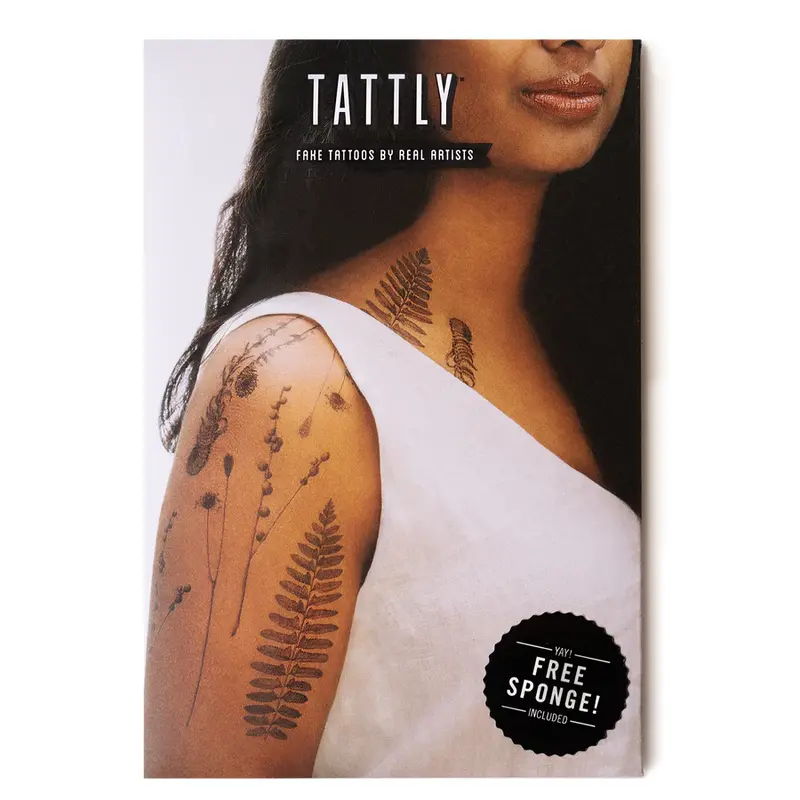 Tattly - Botanist Tattoo Set