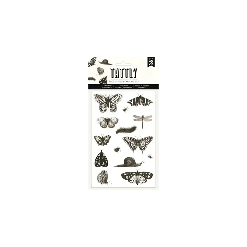 Tattly - NGA Insects Tattoo Sheet