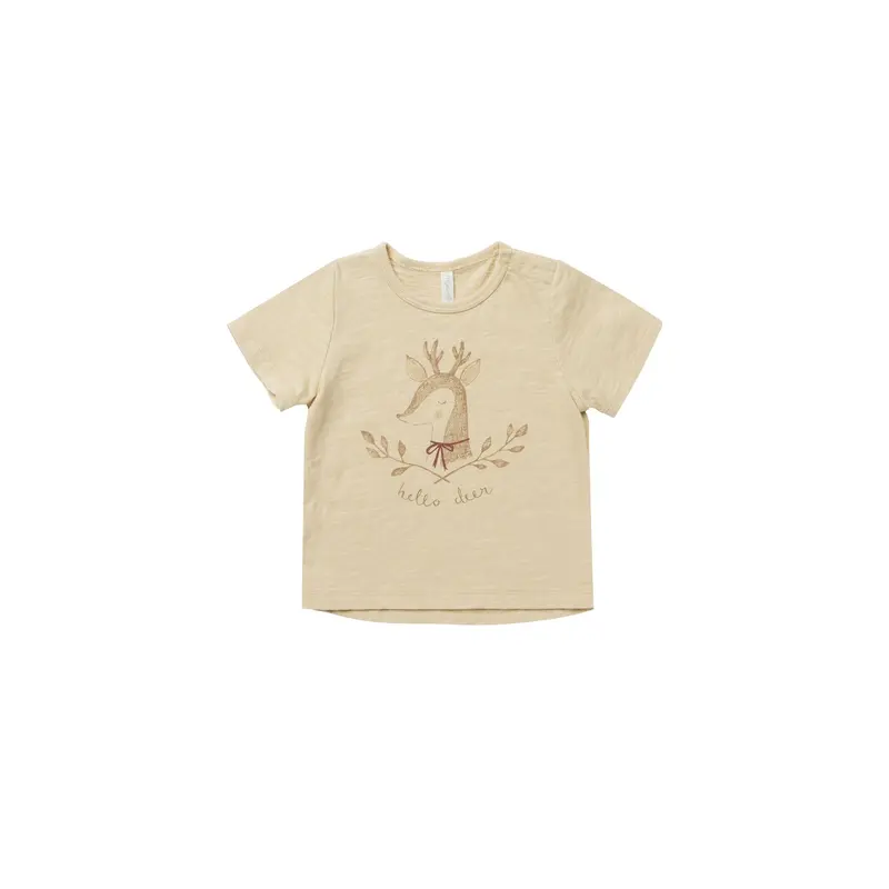 Rylee + Cru - Basic Tee - Hello Deer