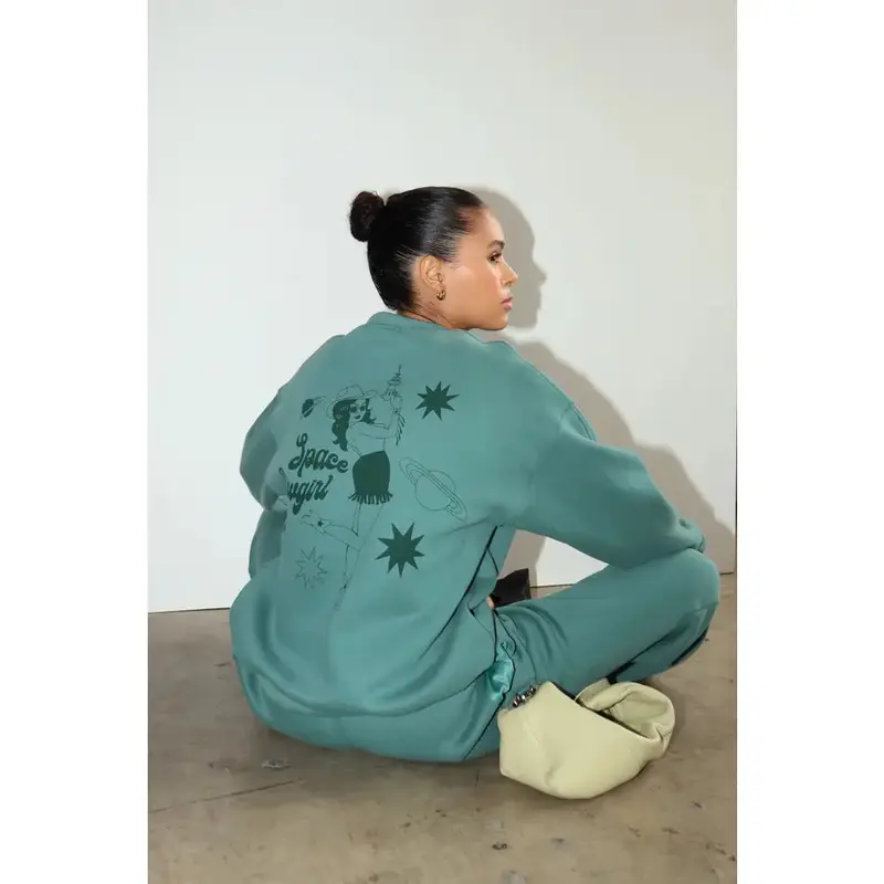 Space Cowgirl Women's Crew Neck - Artichoke