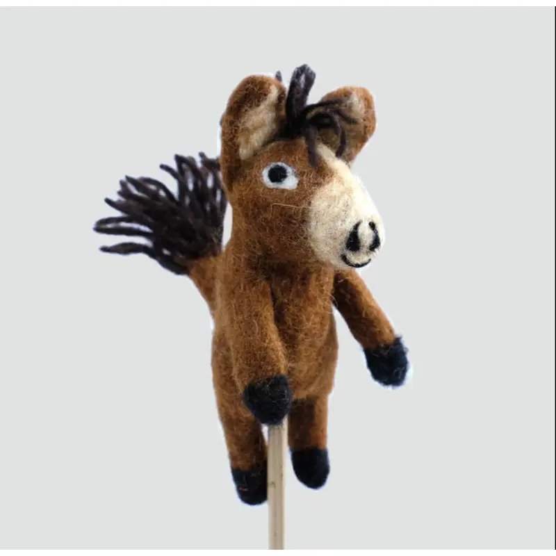 Winding Road - Felt Horse Finger Puppet