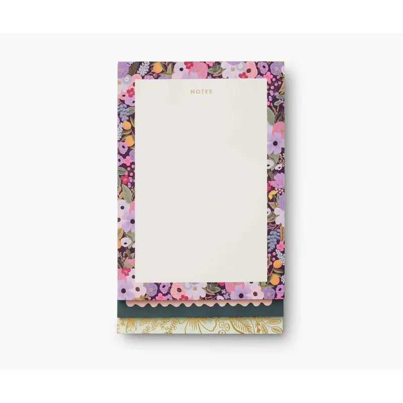 Rifle Paper Co. - Tiered Notepad - Violet Garden Party