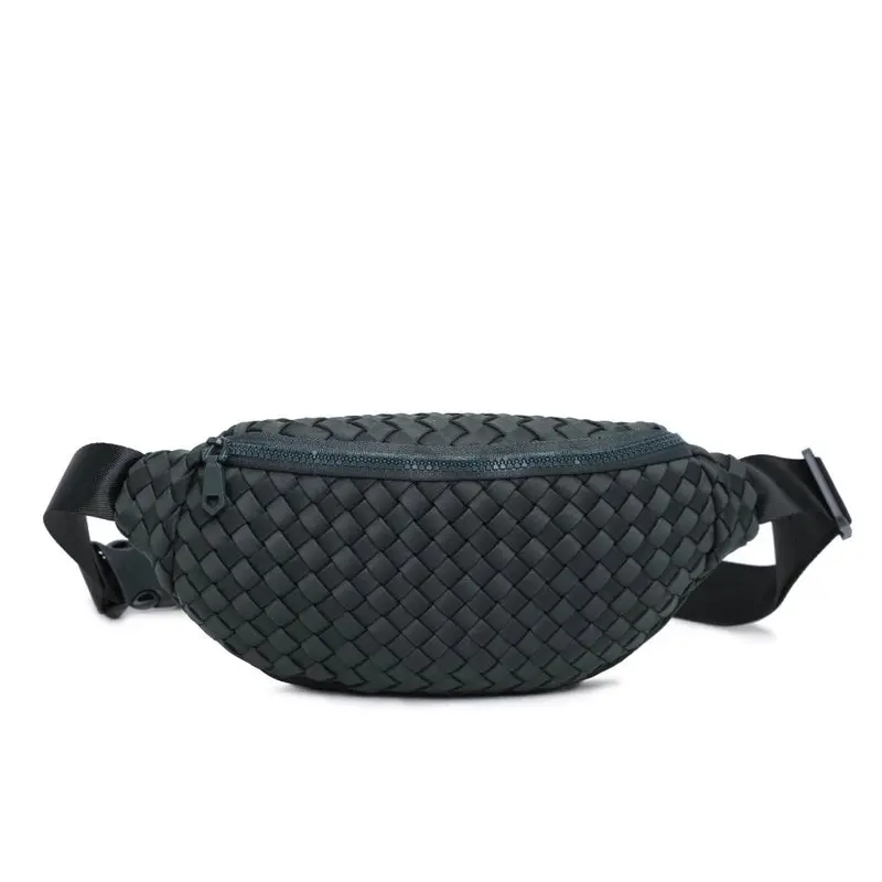 Sol and Selene: Aim High - Woven Neoprene Belt Bag - Black