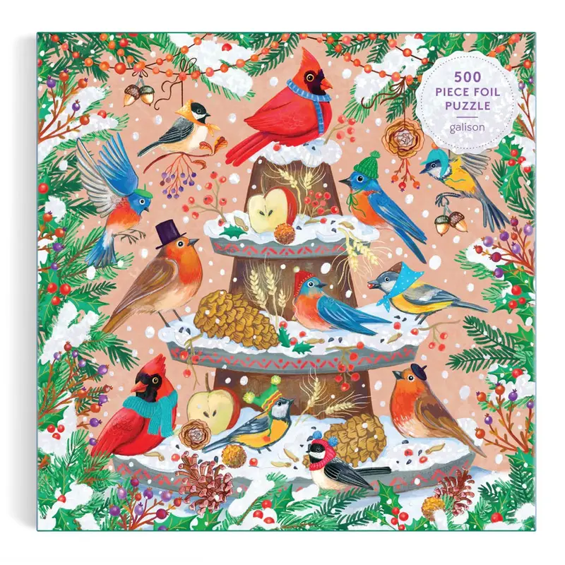 500 Piece Puzzle - Festive Feathers