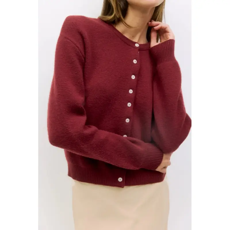 The Malin Cardigan - Red