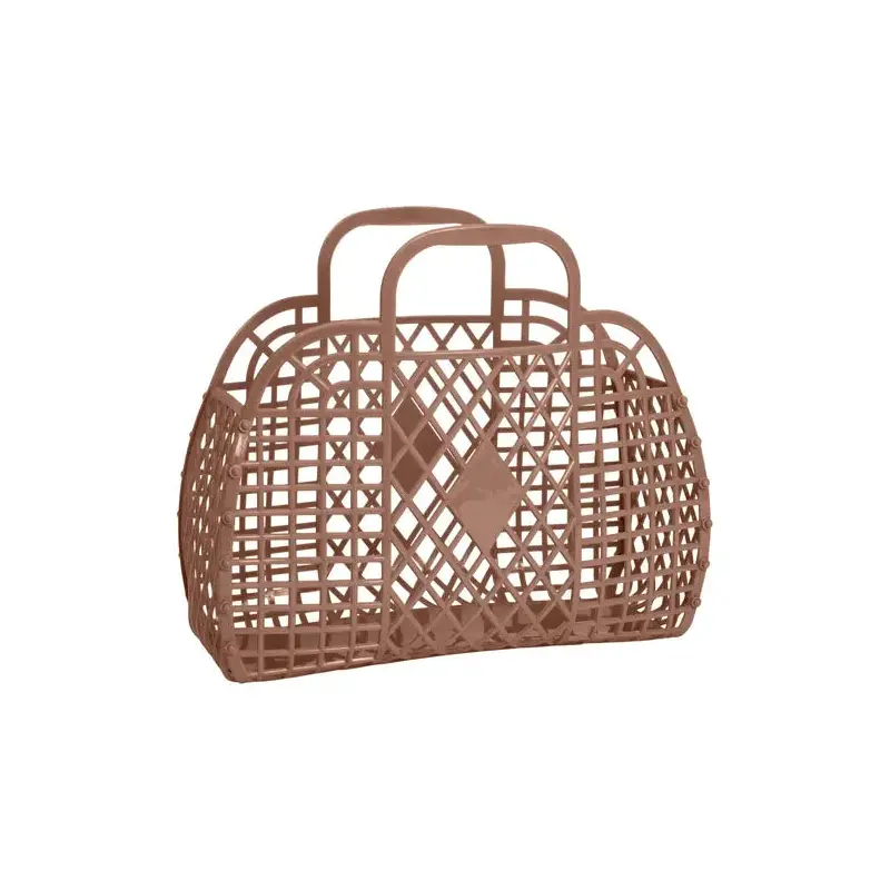 Sunjellies - Small Retro Basket - Mocha